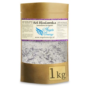 Sól Lawendowa Magnezowo-Potasowa do kąpieli Kłodawska 1kg 