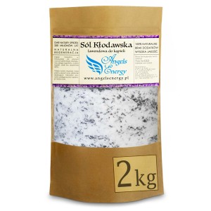 Sól Lawendowa Kłodawska Drobnoziarnista Do Kąpieli 2kg