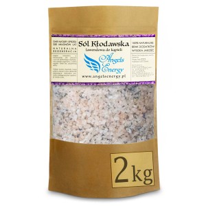 Sól Lawendowa Kłodawska Gruboziarnista 5mm Do Kąpieli 2kg 