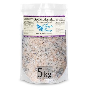 Sól Lawendowa Kłodawska Gruboziarnista 5mm Do Kąpieli 5kg