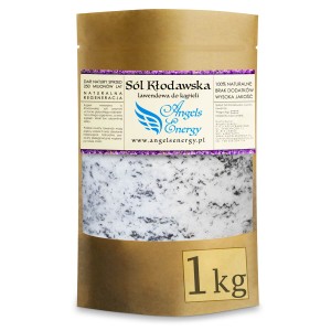 Sól Lawendowa Kłodawska Drobnoziarnista Do Kąpieli 1kg
